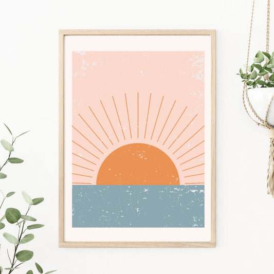 Pastel Sunrise Print