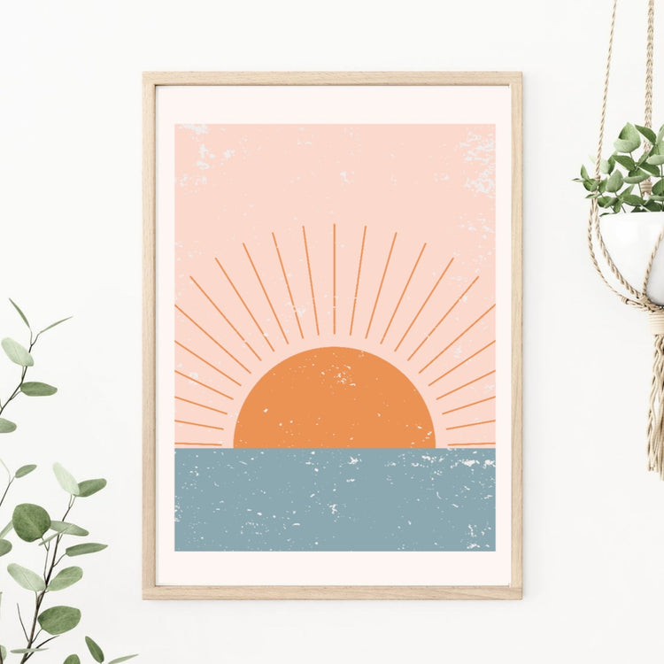 Pastel Sunrise Print