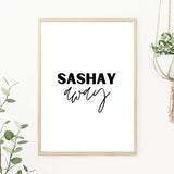 Sashay Away Print