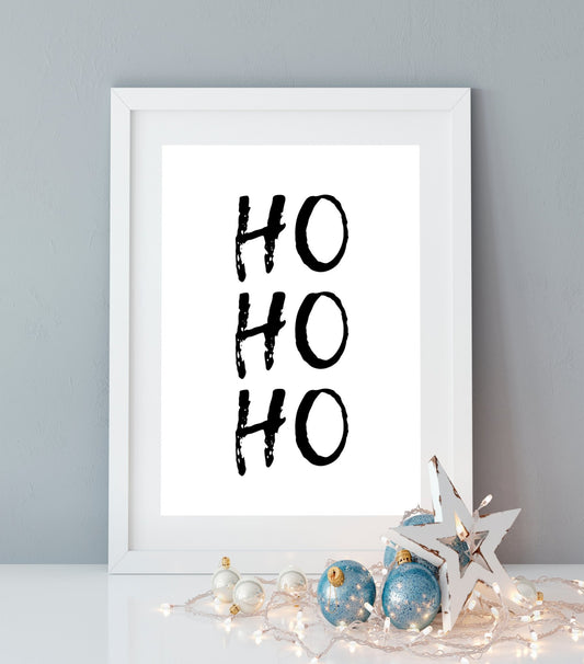 Xmas Print - Ho Ho Ho Print