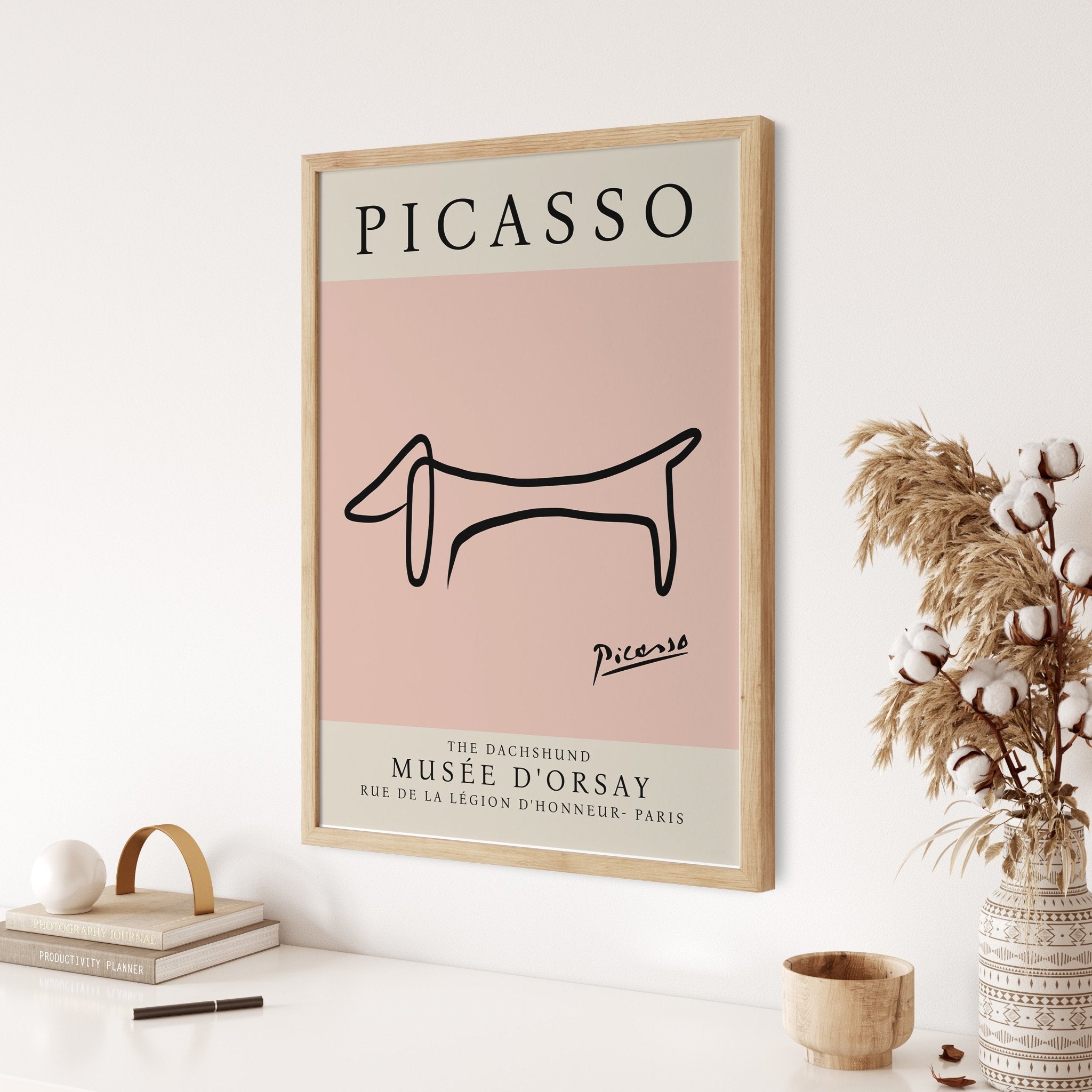 picasso dog print