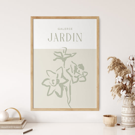 Sage Green Jardin Print