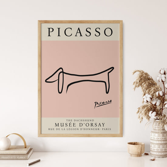 picasso dog print