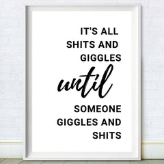 funny posters for bathroom