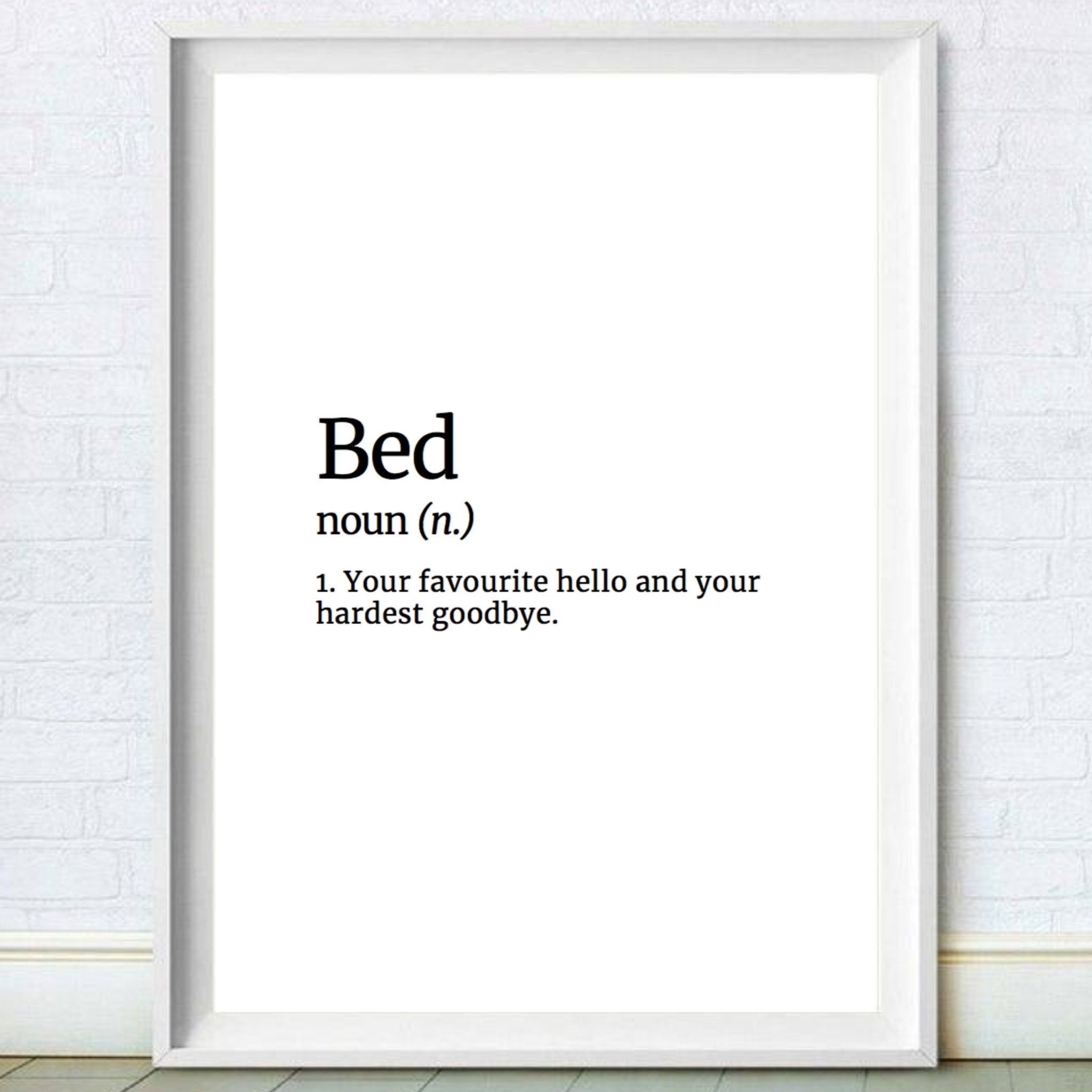 bedroom print ideas