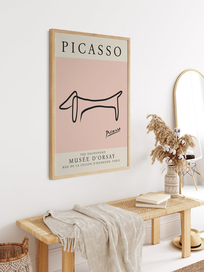 picasso dog print