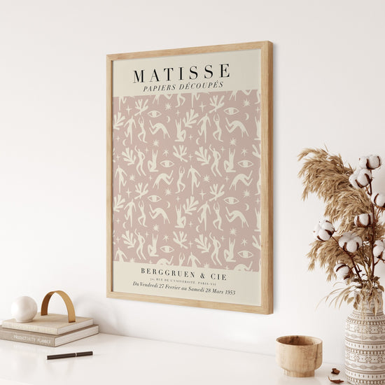 pink matisse print