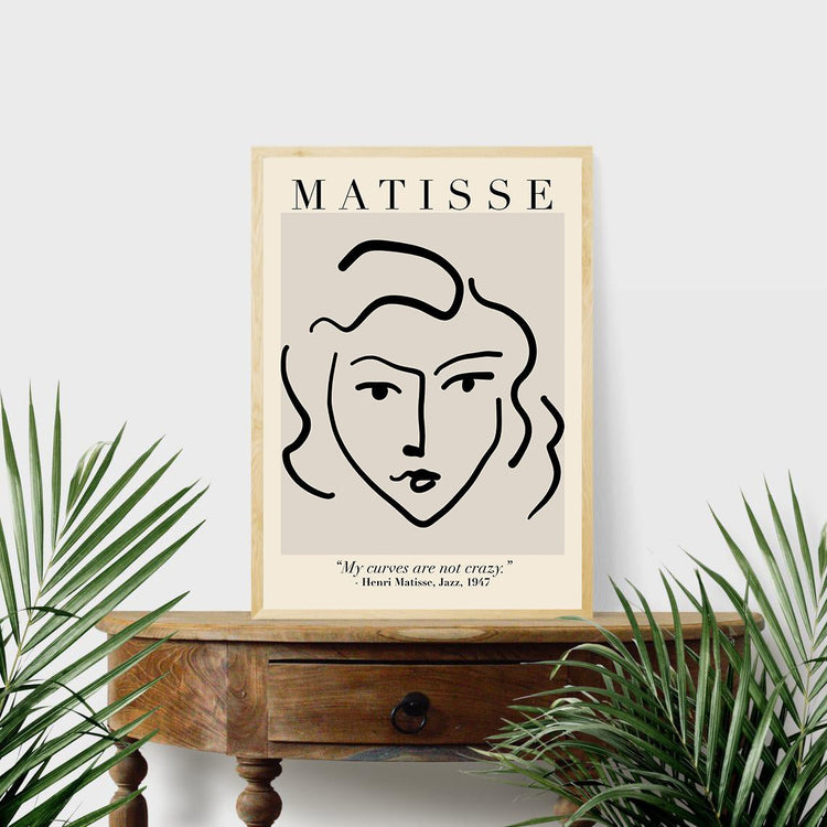 matisse face print