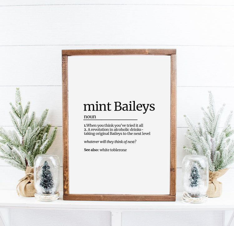 Mint Baileys Gavin & Stacey Print