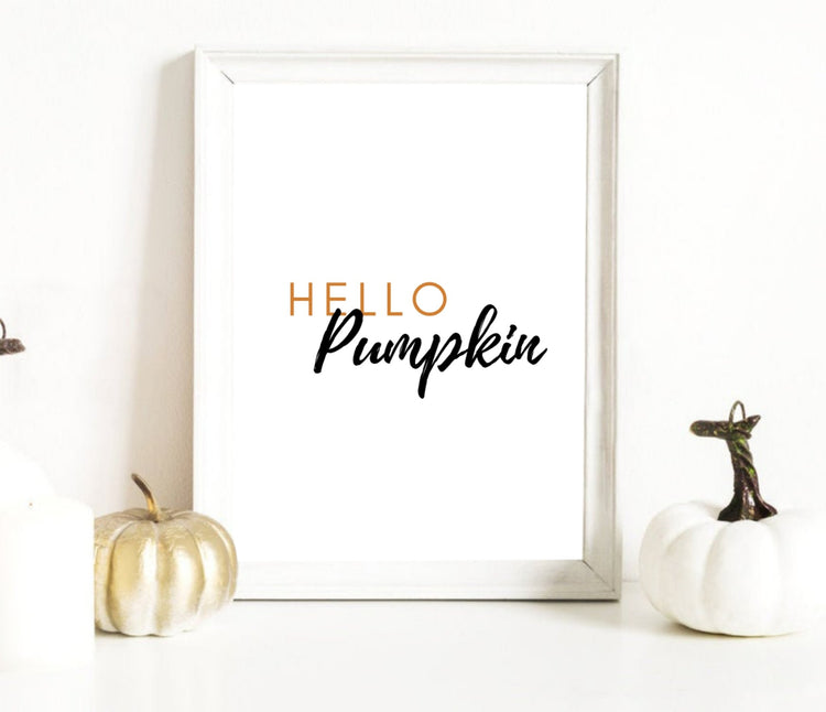 Hello Pumpkin Print