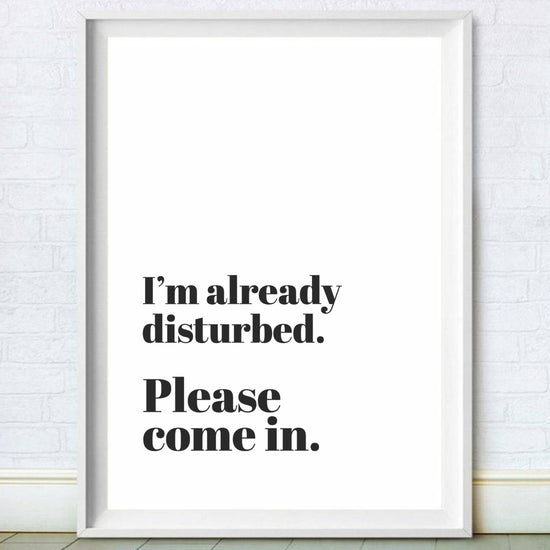 Already Disturbed Hallway Print