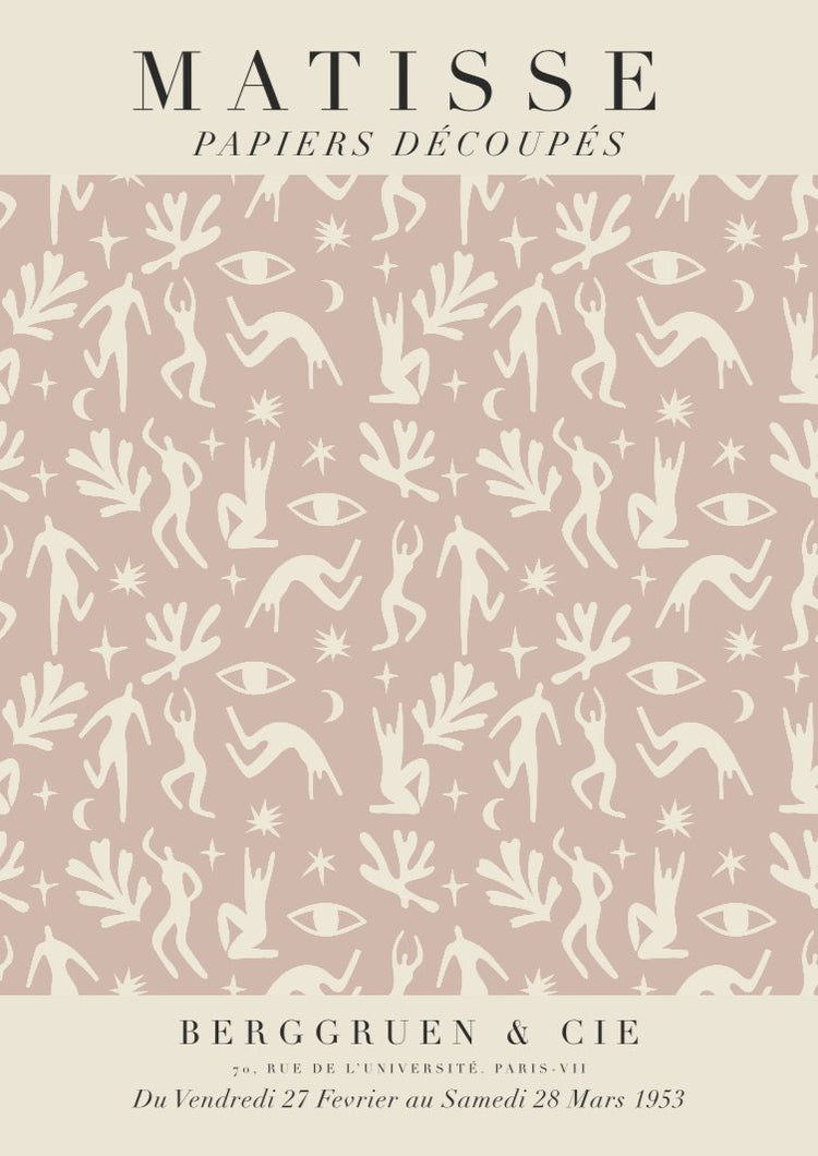 pink matisse print