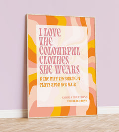 The Beach Boys- Good Vibrations Print