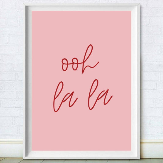 ooh la la print