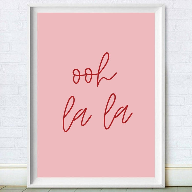 ooh la la print