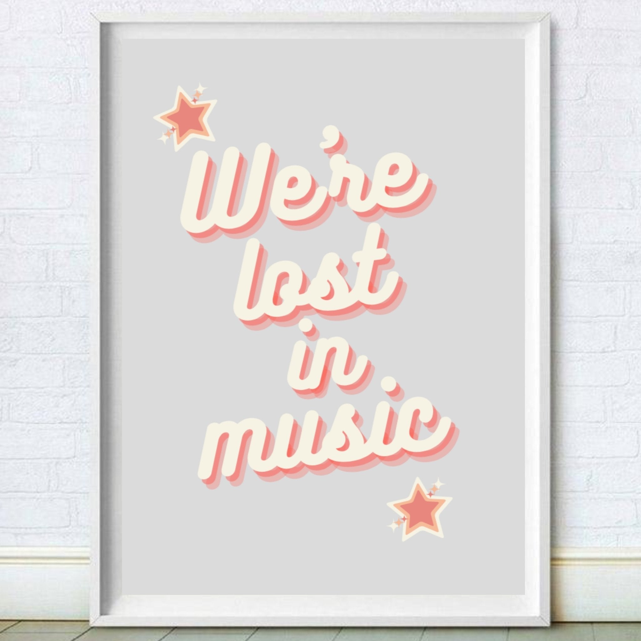 lost in music prints