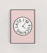 clock print