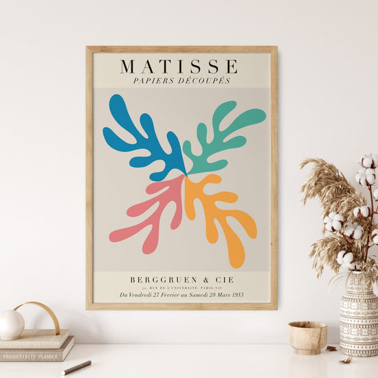 matisse papiers découpés poster