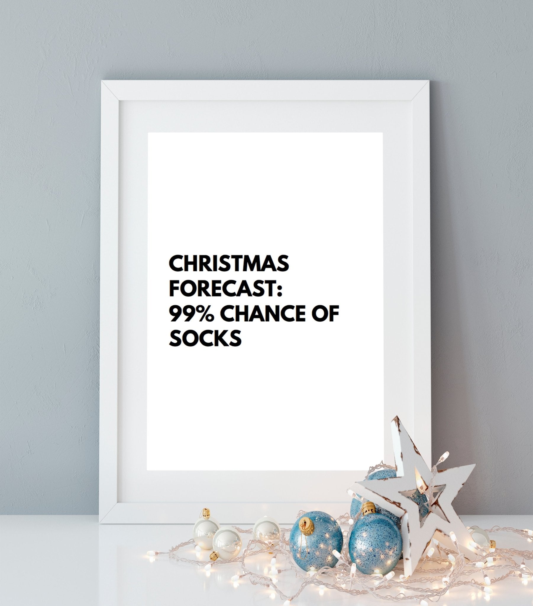 Christmas Forecast Print