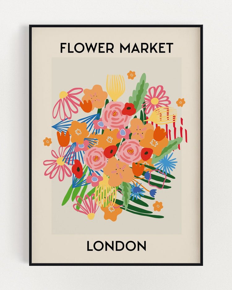 flower market print