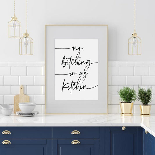 Funny Kitchen Wall Art