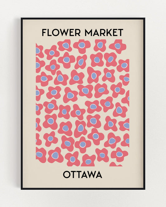 Flower Market Ottawa Wall Art