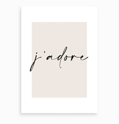 J'adore Print 