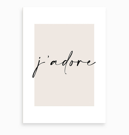 J'adore Print 