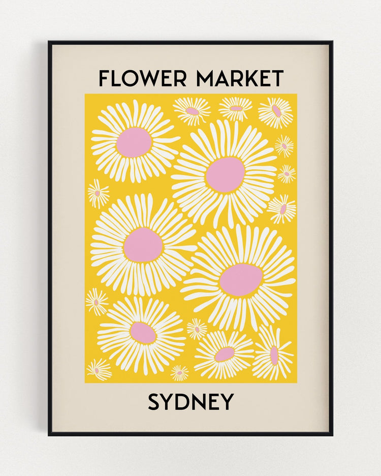 Flower Market Sydney Print