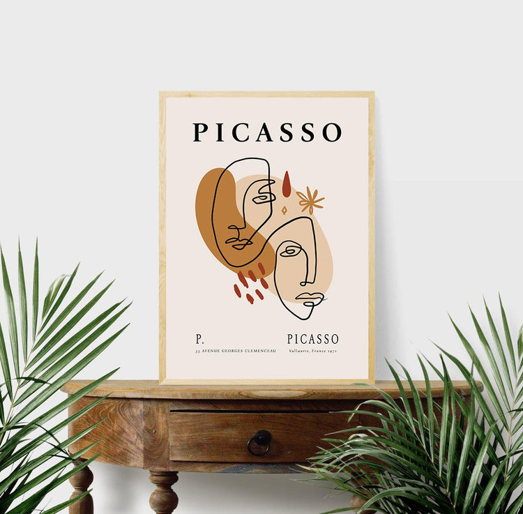 picasso face print