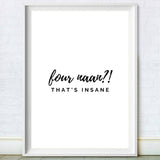 Peep Show- Four Naan Print