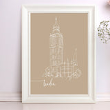 London Big Ben Illustration Print