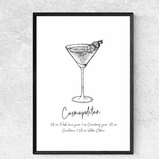 Cosmo Cocktail Recipe Print