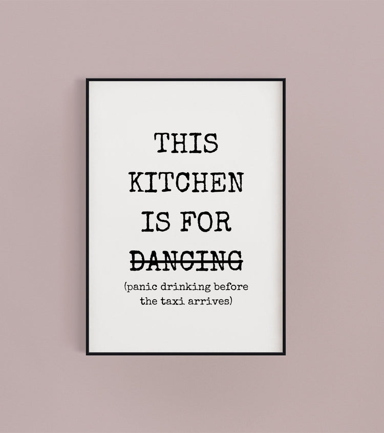 This Kitchen Is For... Funny Dancing in the Kitchen Sign