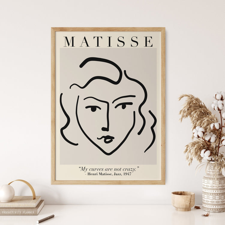 matisse face print