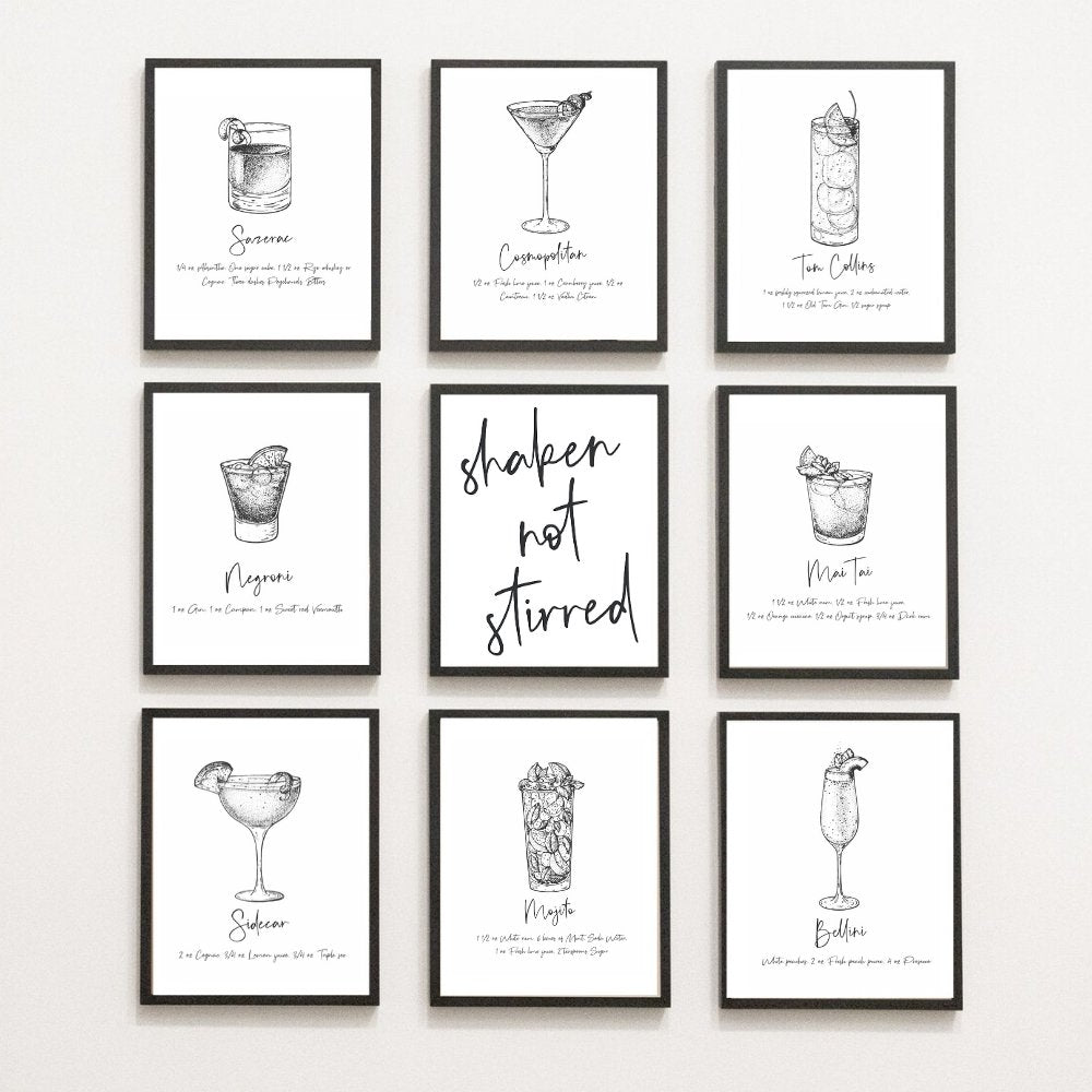 cocktail print