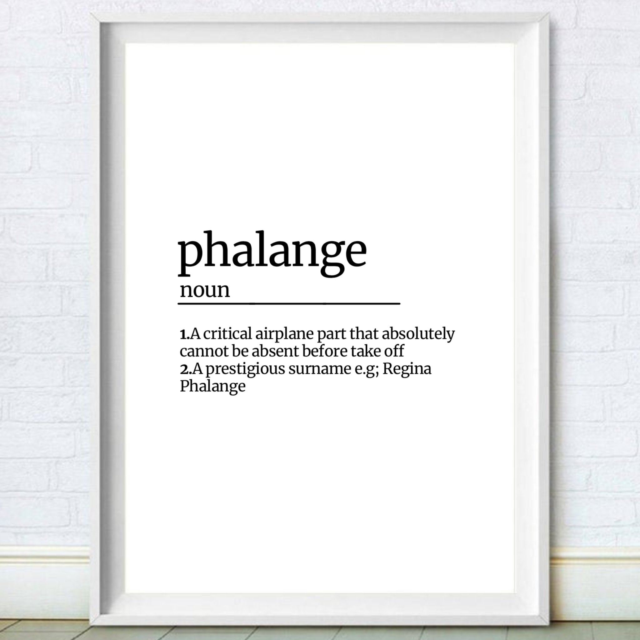 Phalange Definition Print
