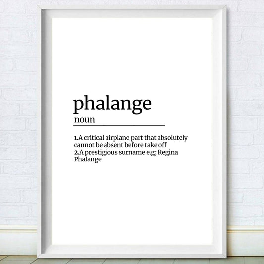 Phalange Definition Print