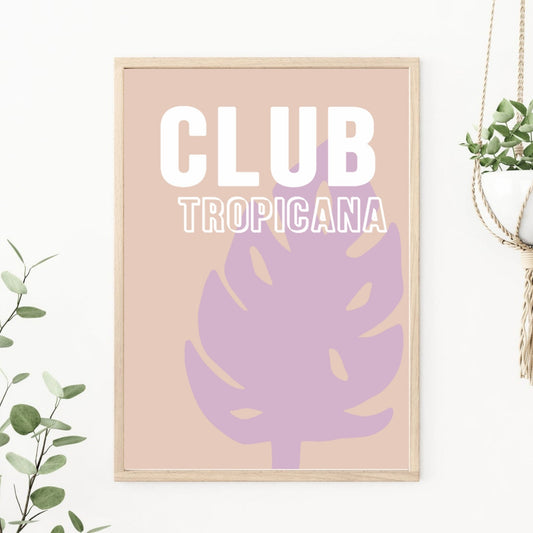 Club Tropicana Pastel Print