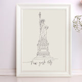 New York City Illustration Print
