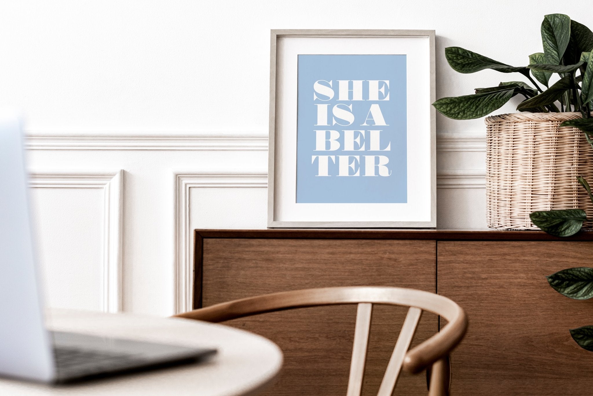 She is A Belter Gerry Cinnamon Poster Print