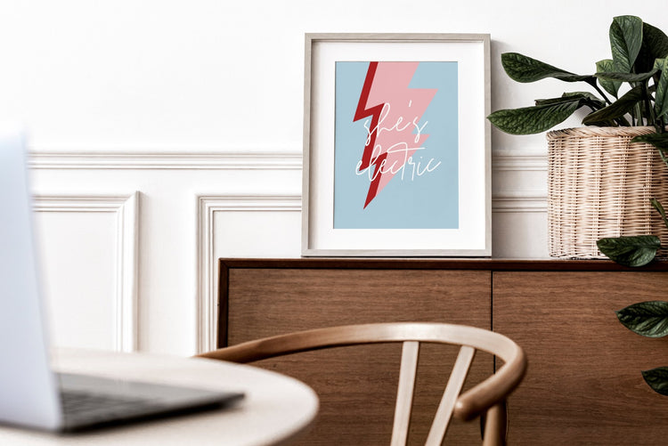 She's Electric Song Print