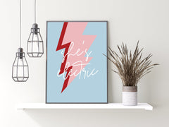 She's Electric Song Print