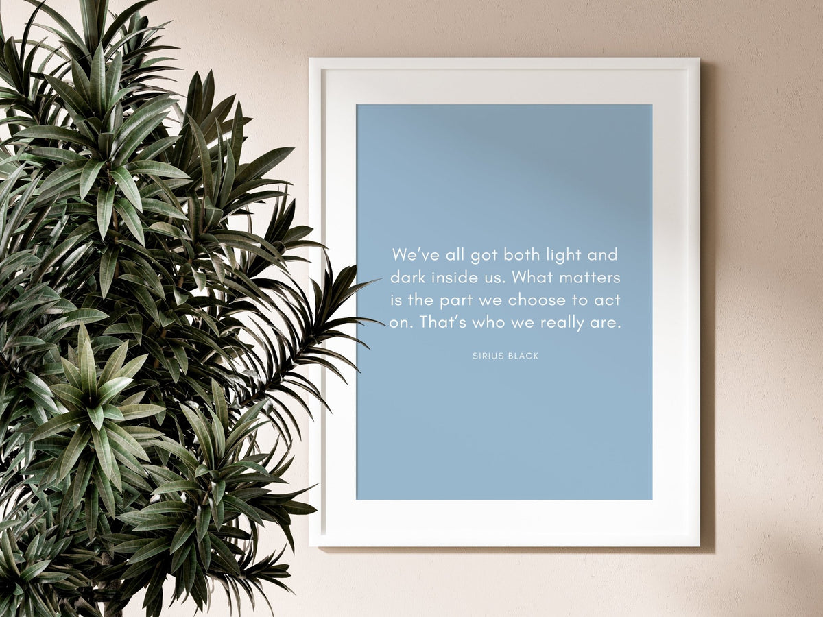 Sirius Black Quote Print