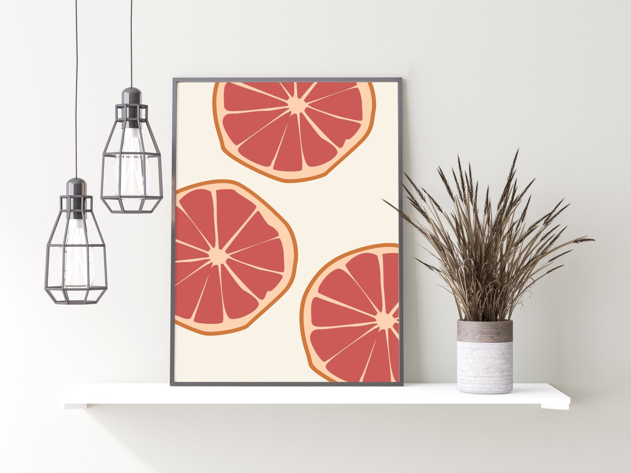 Sliced Oranges Print