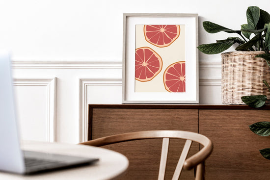 Sliced Oranges Print