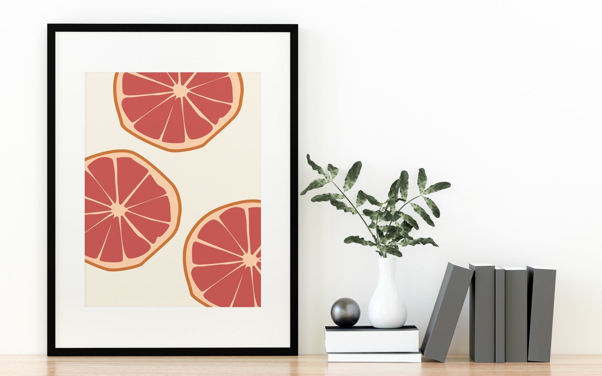 Sliced Oranges Print