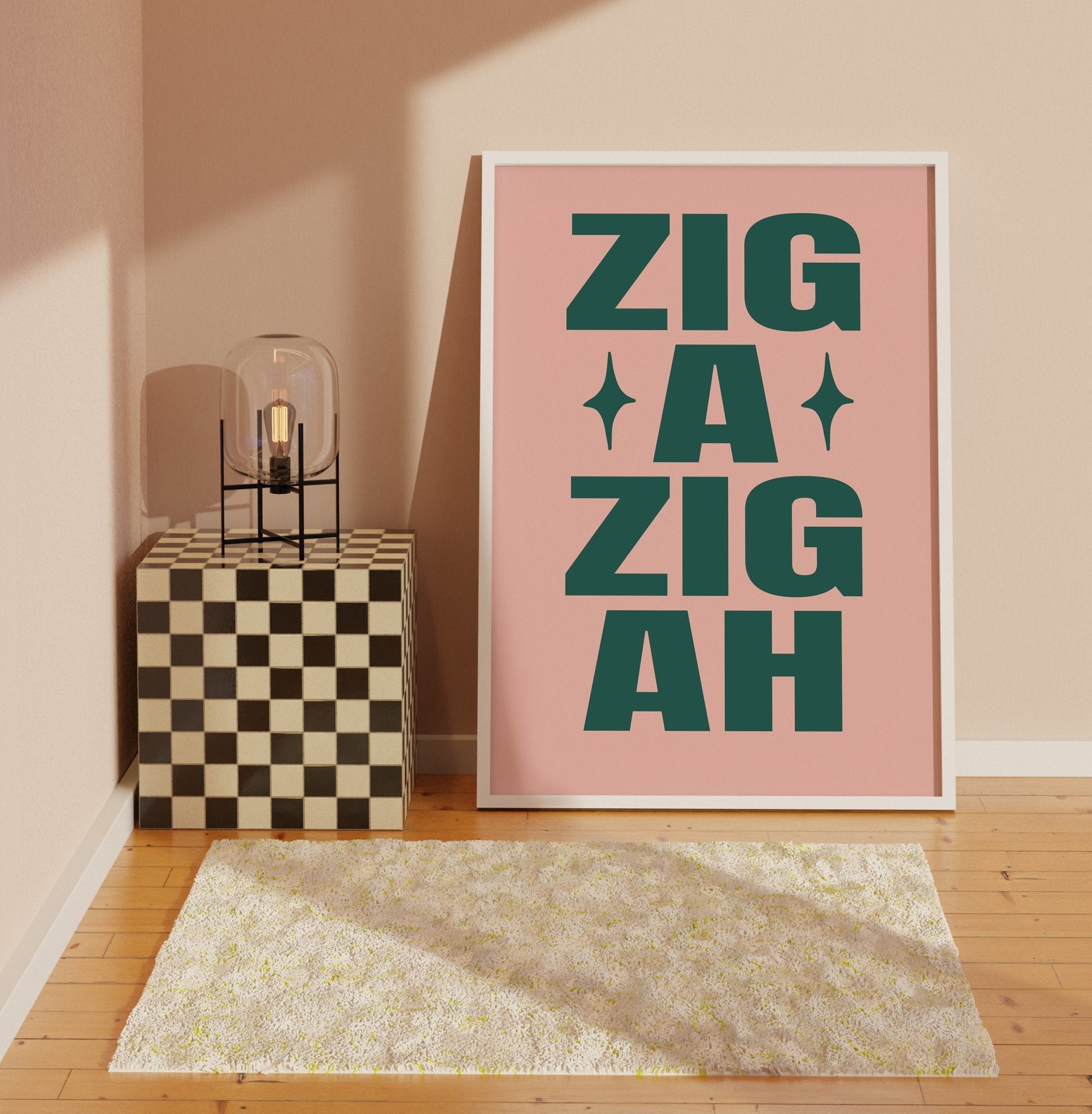 Zig a Zig Ah Spice Girls Print