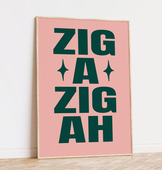 Zig a Zig Ah Spice Girls Print