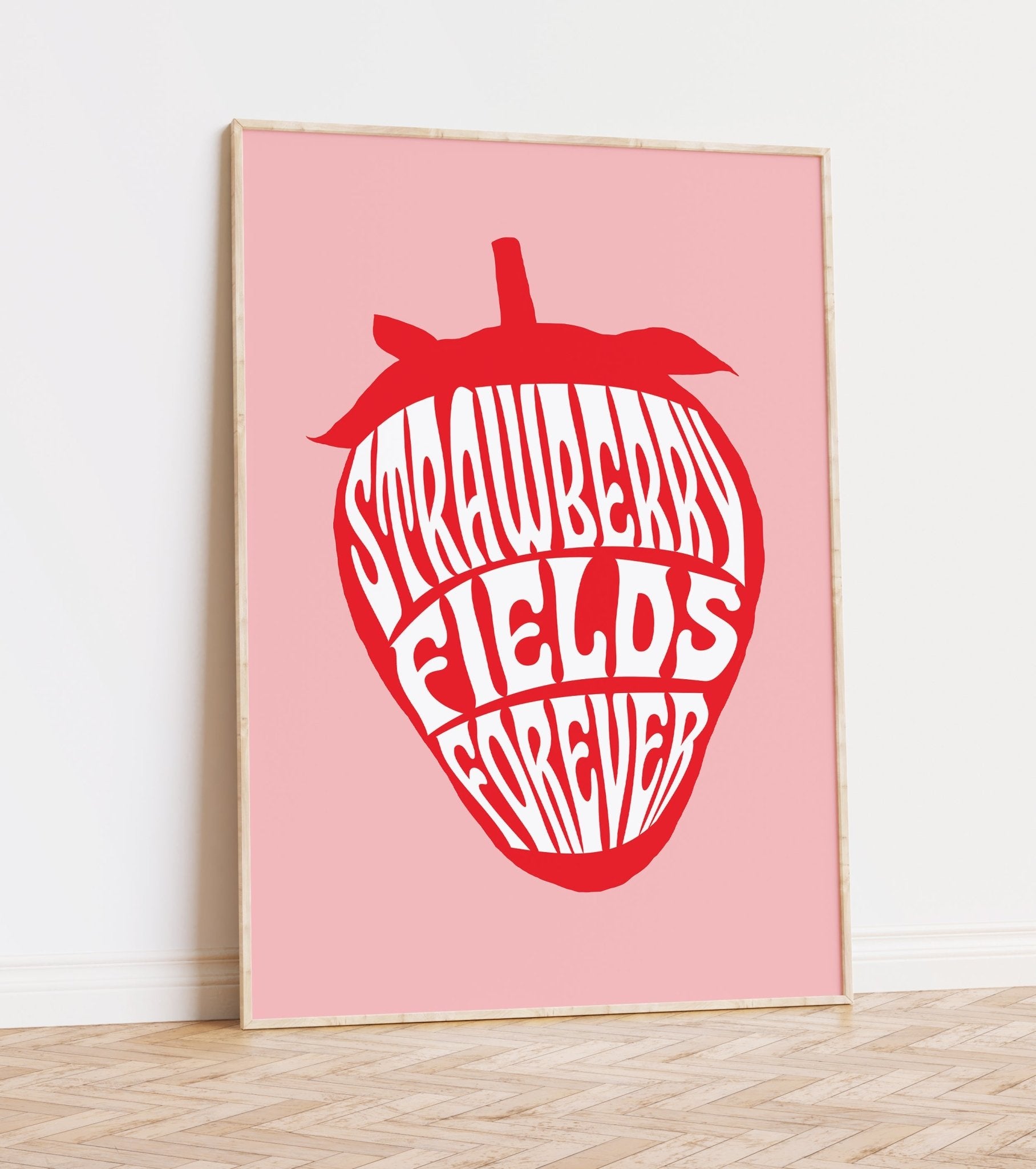 Strawberry Fields Beatles Wall Art
